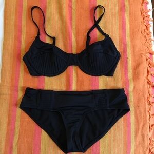 Proenza schouler black bikini