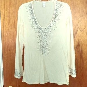 Sequined Old Navy beach cover up tunic