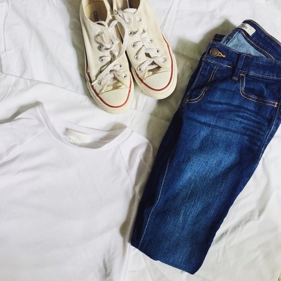 Dark-Wash Super Skinny Hollister Jeans