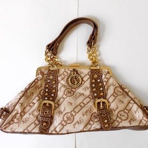 Vintage faux leather and gold purse. $10 Last cut!