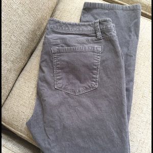 Ann Taylor Gray Corduroy pants