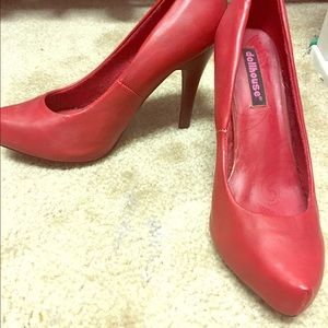 Red Dollhouse Highheels