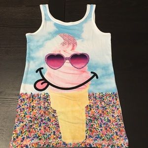 🍦Justice Tank Top With a Design On Front🍦
