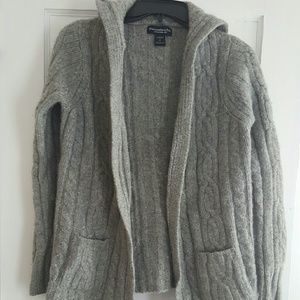 Abercrombie & Fitch hooded cardigan