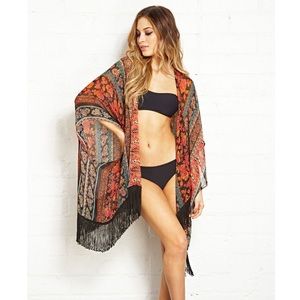 Vagabond Fringed Cover-up