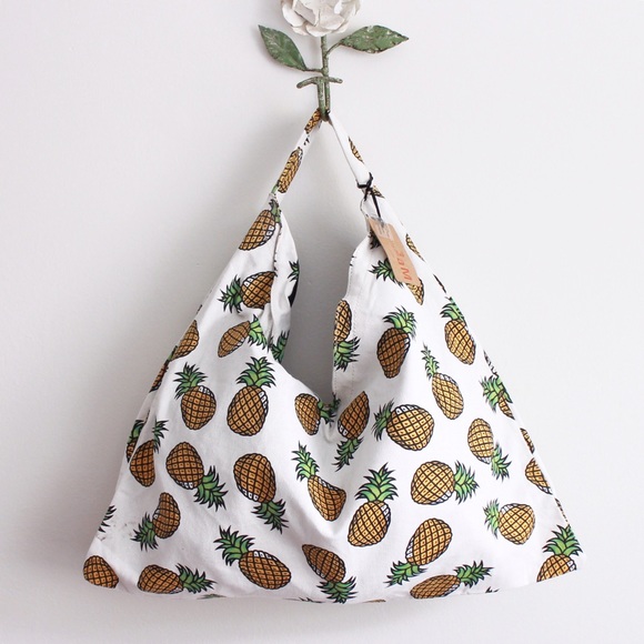 Handbags - Pineapple boho chic bag