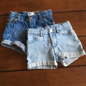 2 pairs of Girls Shorts