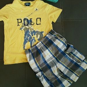 Polo graphic Tee & Short