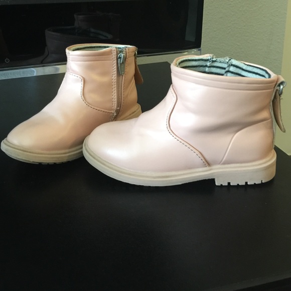 Zara infant rain booties 6C