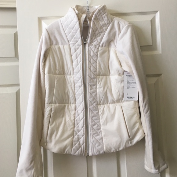 lululemon athletica Jackets & Blazers - NWT LULULEMON WHITE ST MORITZ JACKET