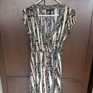 BCBG Short sleeve Wrap Dress