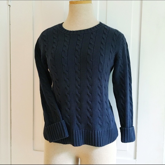 Land's End Fisherman Sweater