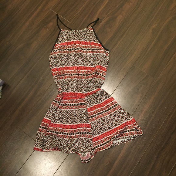 Adorable patterned romper