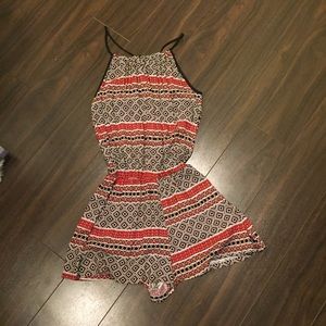 Adorable patterned romper