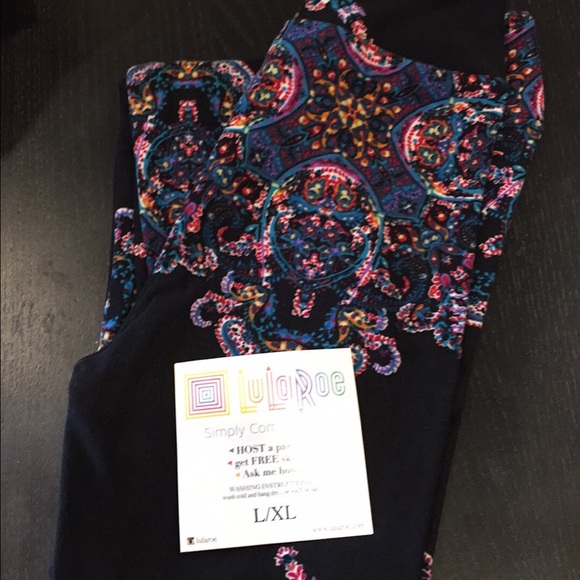 Kids Lularoe Medallion leggings in L/XL