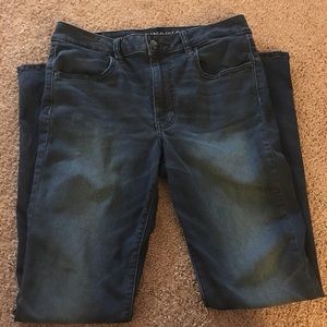 Dark wash super super stretch jeans