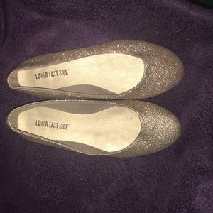 Glitter flats never worn.