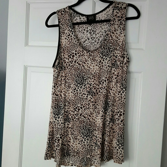 Animal print top