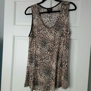 Animal print top