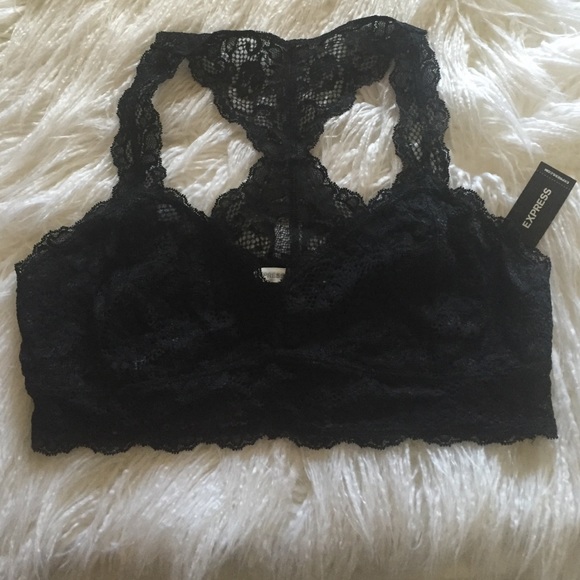 Black bralet from Express
