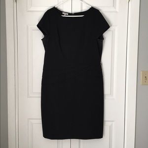 Black sheath dress