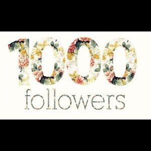Thank you Poshers! Just hit 1000 followers! ❤️