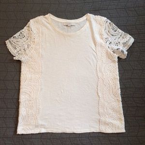 Loft lace tee