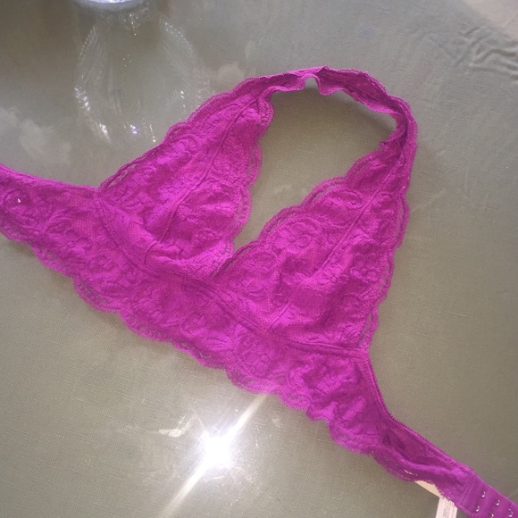 Pins and needles Halter Lace Bra