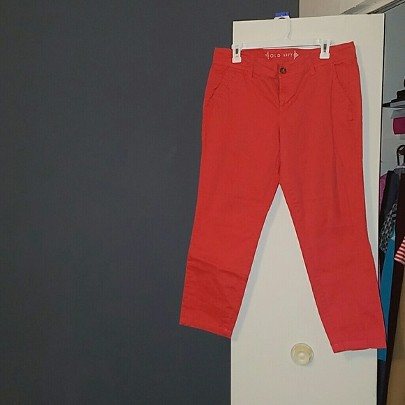 Old Navy Coral Capris