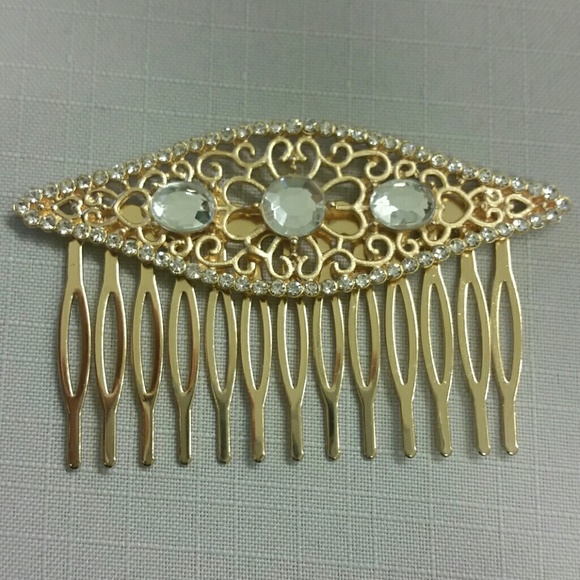 vintage hair comb clip