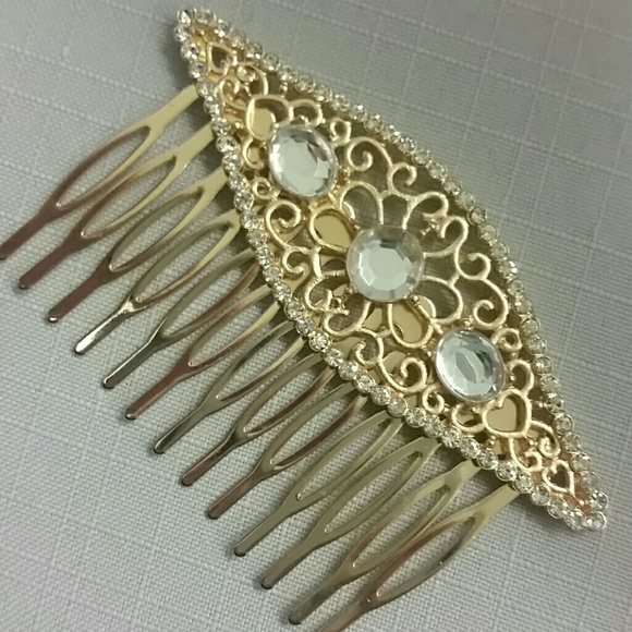 vintage hair comb clip