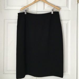 Long Black pencil skirt