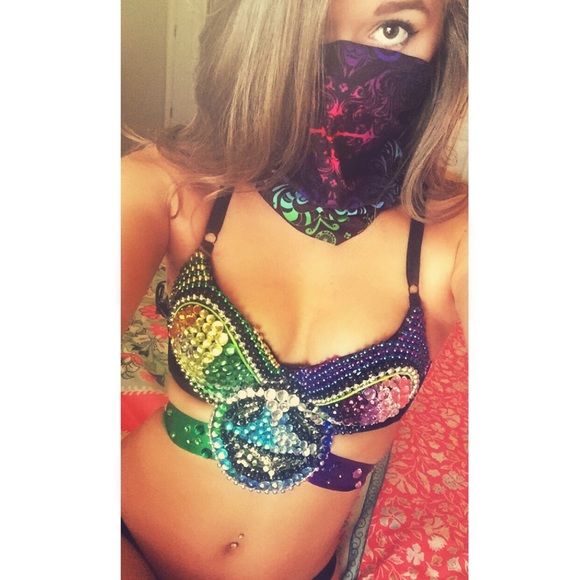 Festival LED Deadmau5 bra top