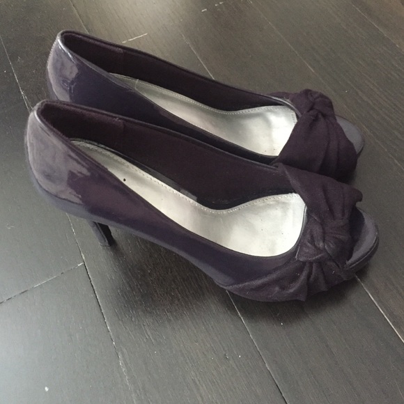Purple shoes