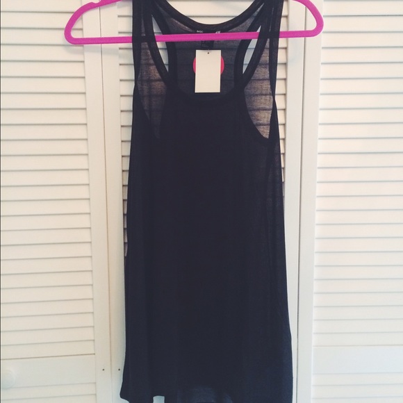 H&M black tank top/tunic/dress