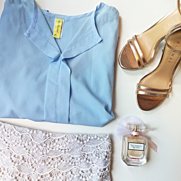 Chiffon Quarter Sleeve Blouse