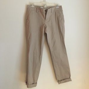 Khaki capris