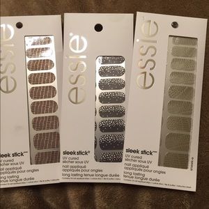 Essie sleek stick nail appliqué. 3 packs. New.