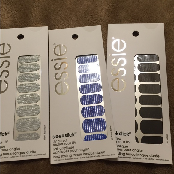 Essie sleek stick nail appliqué. 3 packs. New.