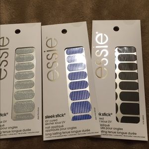 Essie sleek stick nail appliqué. 3 packs. New.