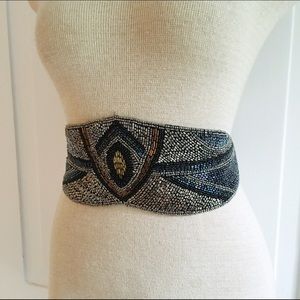 Urban Outfitters Wide Beaded Belt