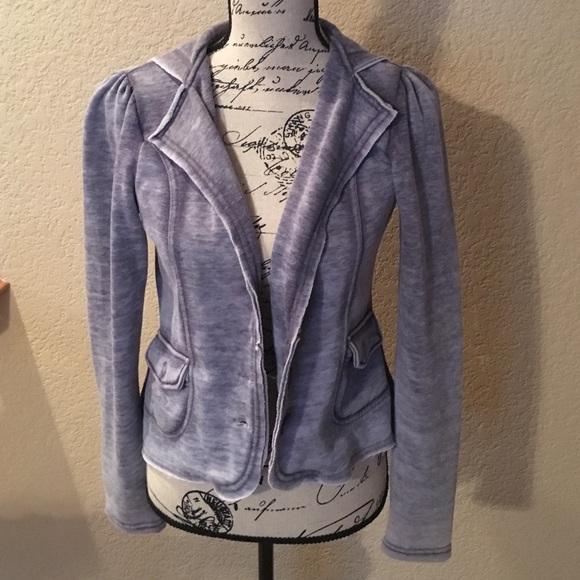 Hooded purple blazer - Picture 1 of 2