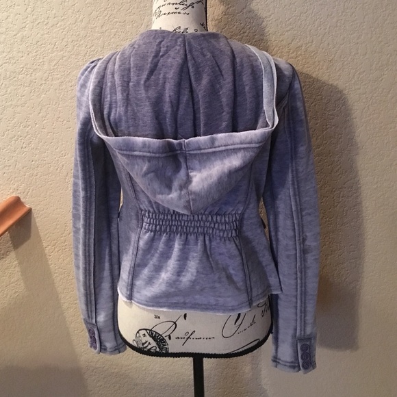 Hooded purple blazer - Picture 2 of 2