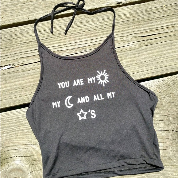 Size M halter crop top