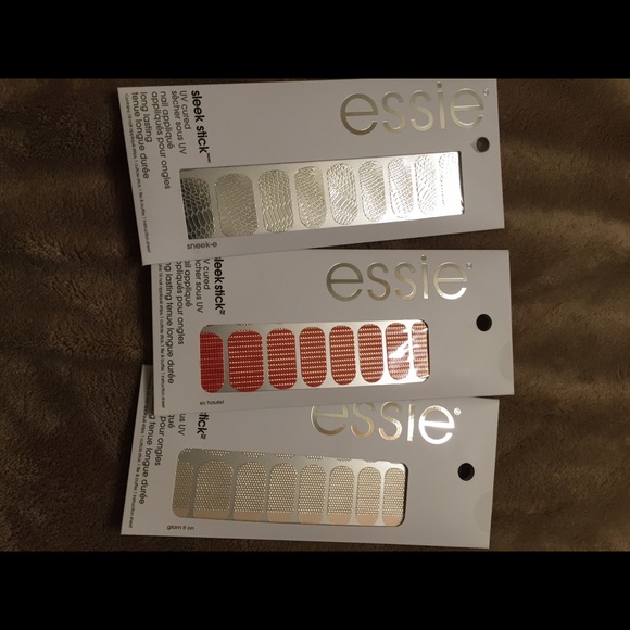 Essie sleek stick nail appliqué. 3 packs. New.