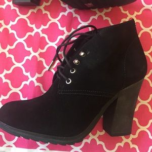 Michael Kors suede booties 9.5 Elliott style