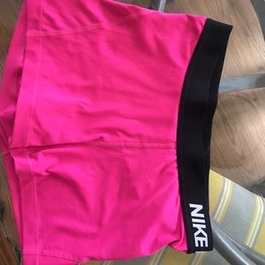 Pink Nike spandex