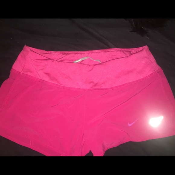 Small Pink nike shorts!!