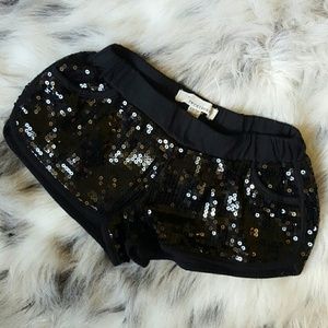 F21 sequin shorts