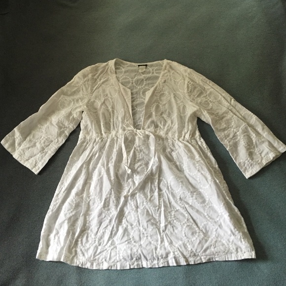 J. Crew Cotton Embroidered Tunic